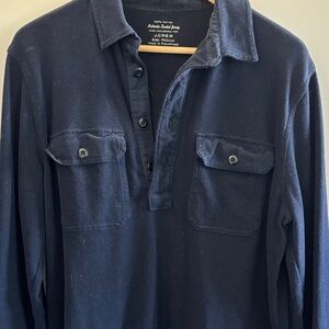 J. Crew Men's Dark Blue Casual Shirt